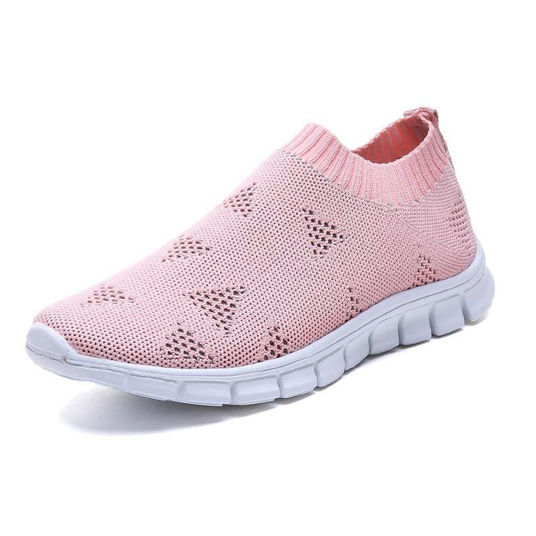Rimocy Plus Size 43 Breathable Mesh Platform Sneakers - foxberryparkproducts