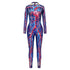 VIP FASHION Adult Skeleton Print Halloween Cosplay For Women Ghost Jumpsuit - foxberryparkproducts