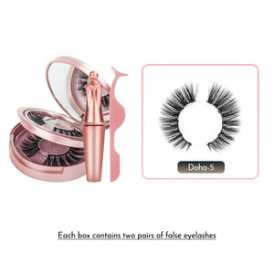 Double Layer Magnetic False Eyelashes & Magnetic Eyeliner - foxberryparkproducts