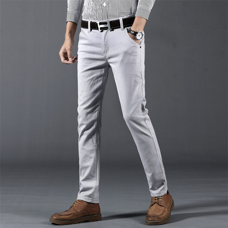 Classic 6 Color Casual Pants Men Spring Autumn New Business Fashion