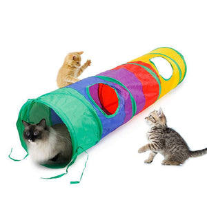 Practical Cat Tunnel Pet Tube Collapsible Play Toy Puppy Toys - foxberryparkproducts