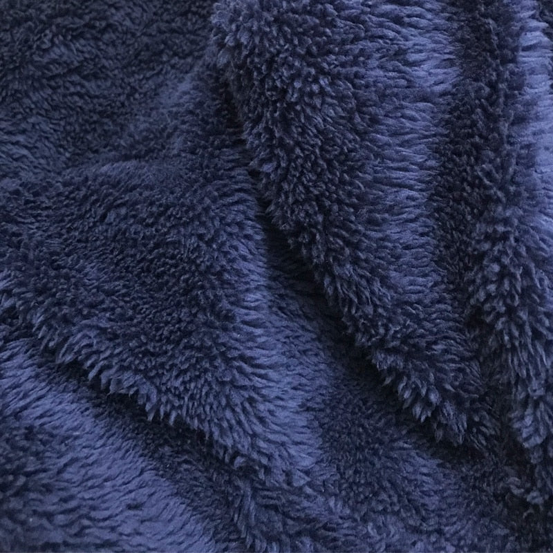 Warm Fleece  Fluffy Sleep Lounge Adult Sleepwear Male Jumpsuits - foxberryparkproducts