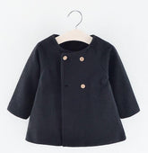Baby Girl Boys Spring Winter Wool Blends Jacket Coat - foxberryparkproducts
