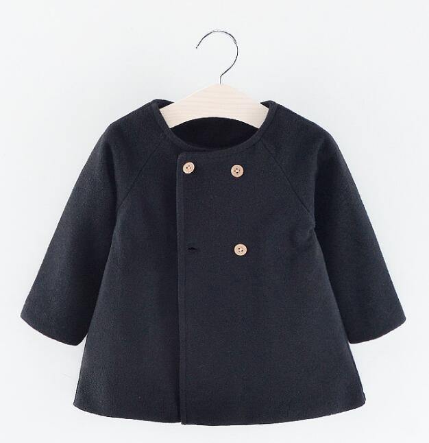 Baby Girl Boys Spring Winter Wool Blends Jacket Coat - foxberryparkproducts