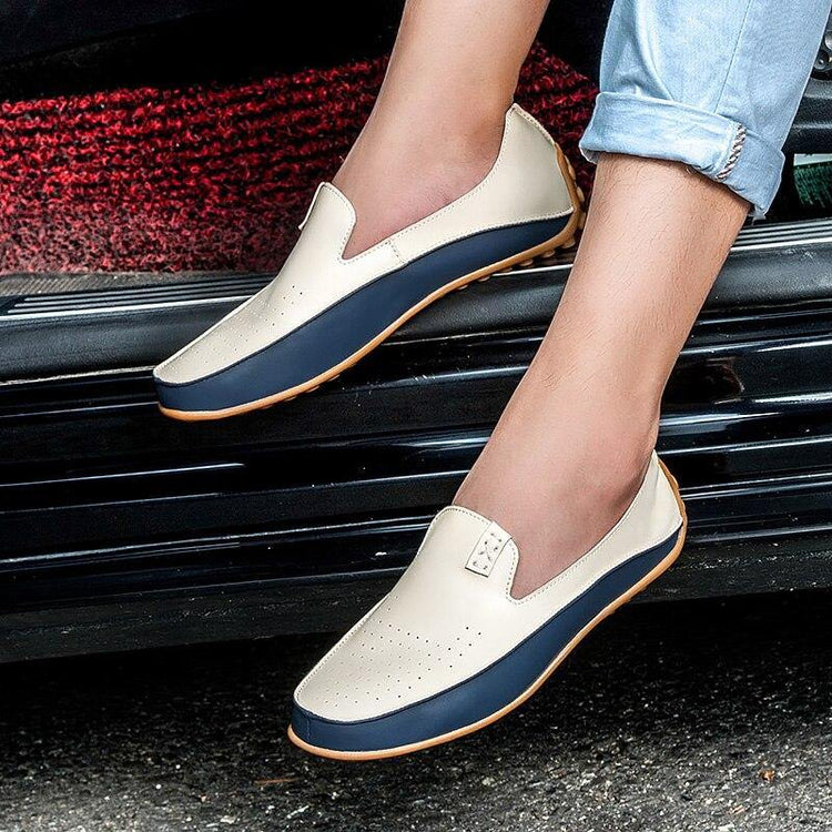 Fashion Leather Shoes For Men New Slip On Loafers - foxberryparkproducts