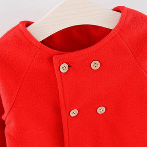 Baby Girl Boys Spring Winter Wool Blends Jacket Coat - foxberryparkproducts