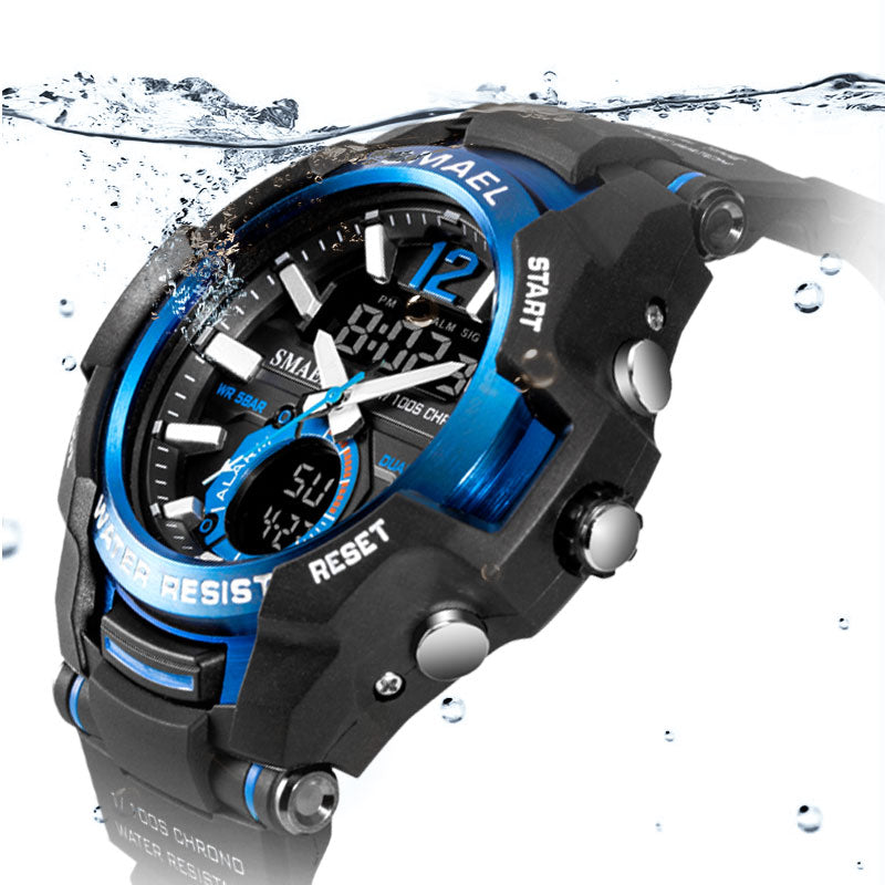 Men Watches SMAEL Sport Watch Waterproof 50M Wristwatch - foxberryparkproducts
