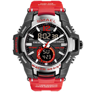 Men Watches SMAEL Sport Watch Waterproof 50M Wristwatch - foxberryparkproducts