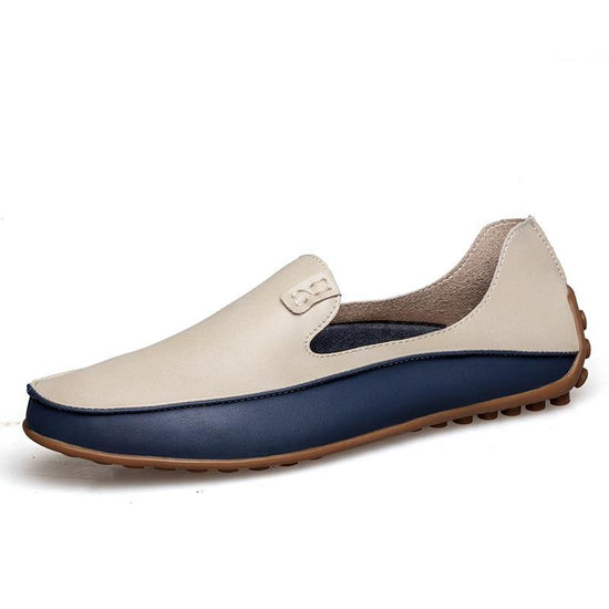 Fashion Leather Shoes For Men New Slip On Loafers - foxberryparkproducts