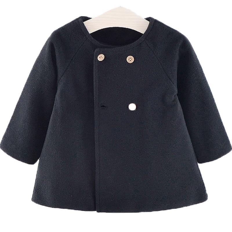 Baby Girl Boys Spring Winter Wool Blends Jacket Coat - foxberryparkproducts