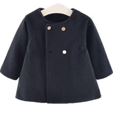 Baby Girl Boys Spring Winter Wool Blends Jacket Coat - foxberryparkproducts