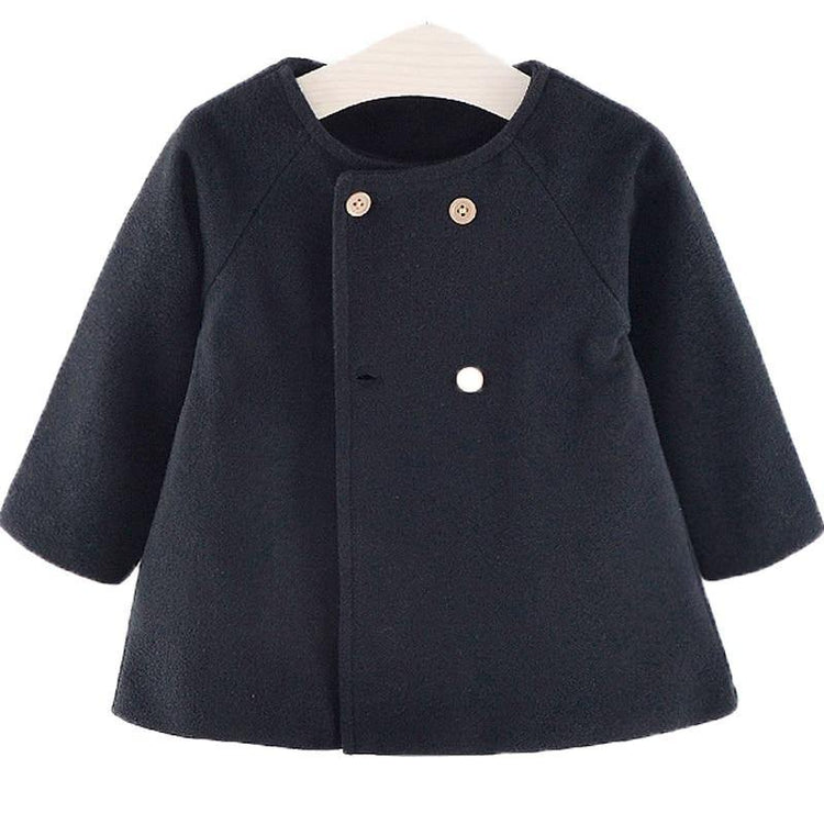 Baby Girl Boys Spring Winter Wool Blends Jacket Coat - foxberryparkproducts