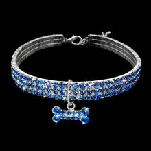 Load image into Gallery viewer, Bling Rhinestone Dog Collar For Small Medium Dogs
