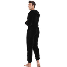 Load image into Gallery viewer, Warm Fleece  Fluffy Sleep Lounge Adult Sleepwear Male Jumpsuits - foxberryparkproducts
