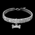 Bling Rhinestone Dog Collar For Small Medium Dogs