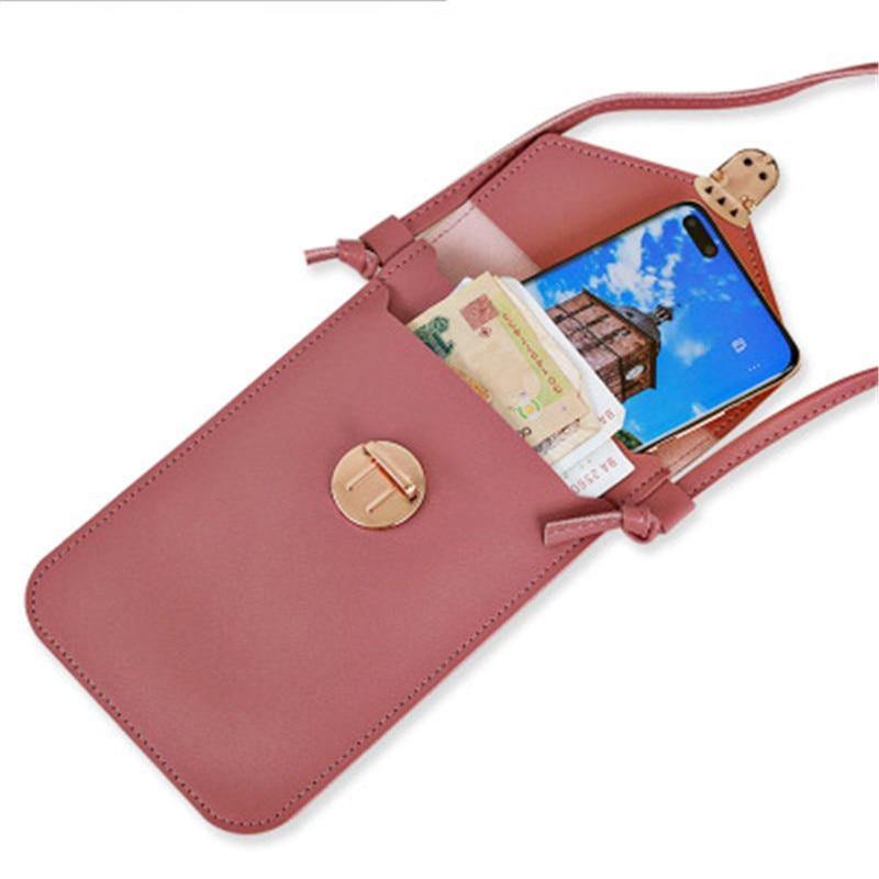 Women's crossbody bag Pu leather touch screen mobile wallet - foxberryparkproducts