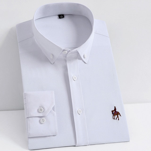 Men&#39;s Bamboo Fiber Stretch Casual Long Sleeve Shirts