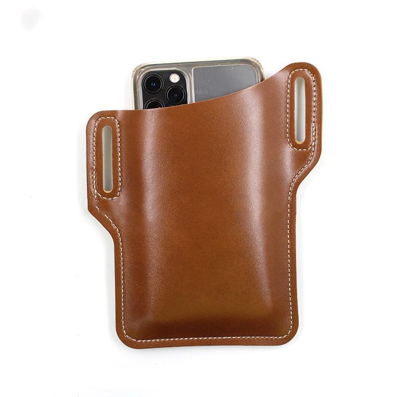 Belt Clip Holster Case for 6.0 inch Mobile Phone Bag Waist Pack PU Leather Covers Shell Accessories Mini Bags - foxberryparkproducts