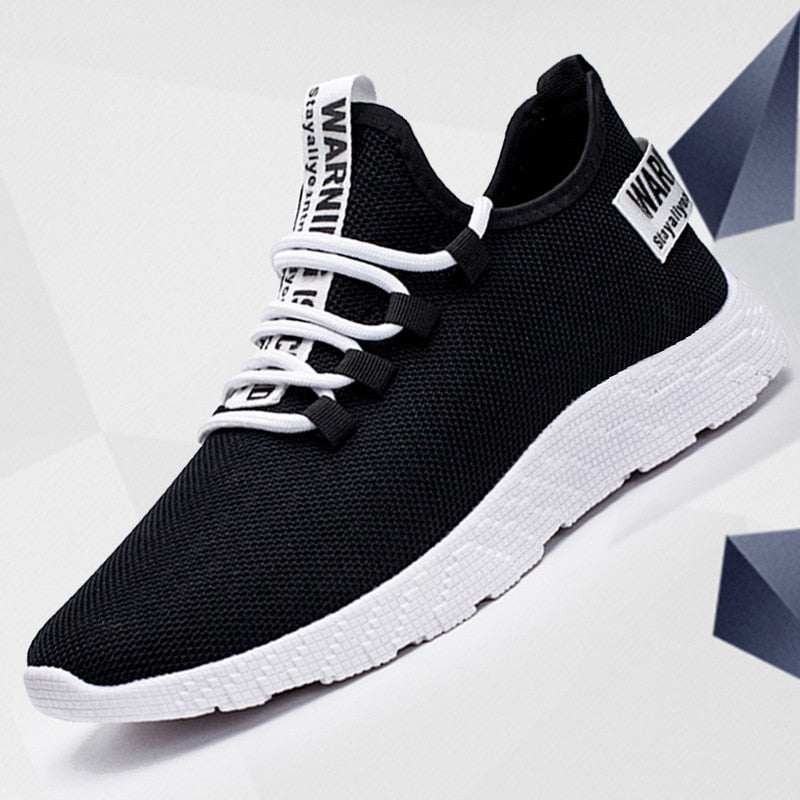 Men Sneakers  New Breathable Lace Up Men Mesh Shoes Fashion Casual No-slip - foxberryparkproducts