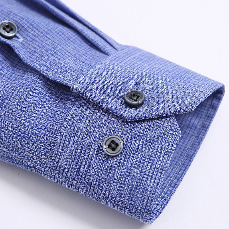 Men&#39;s Bamboo Fiber Stretch Casual Long Sleeve Shirts