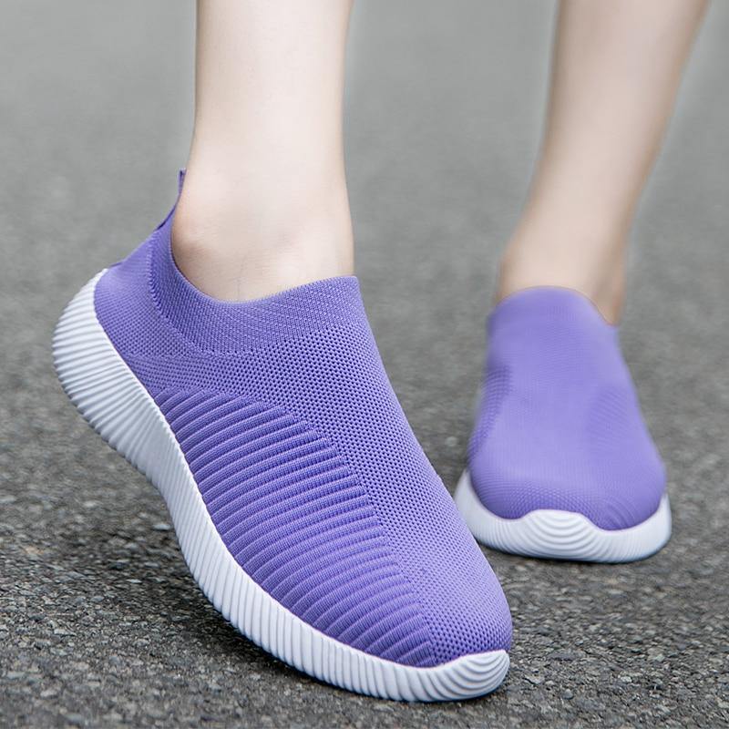 Rimocy Plus Size 43 Breathable Mesh Platform Sneakers - foxberryparkproducts