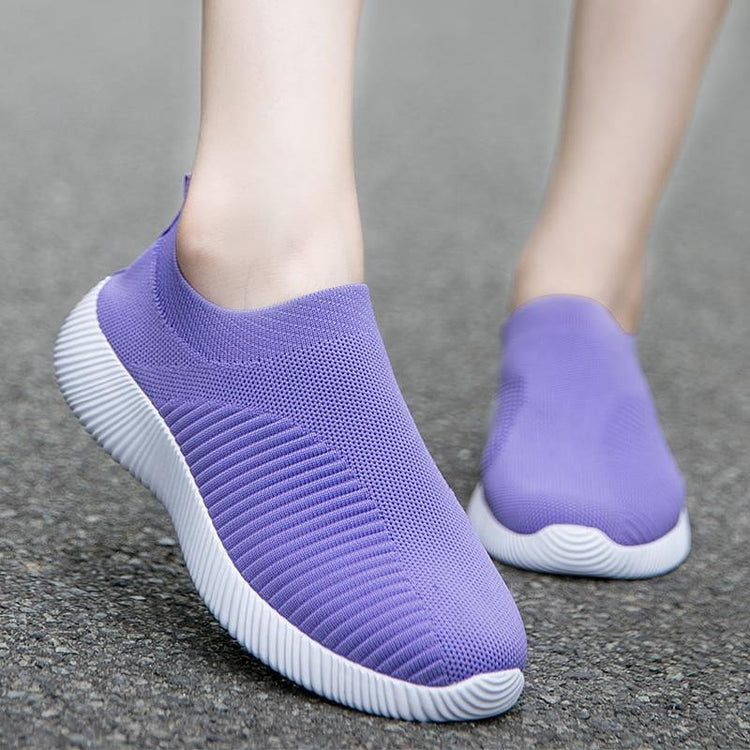 Rimocy Plus Size 43 Breathable Mesh Platform Sneakers - foxberryparkproducts
