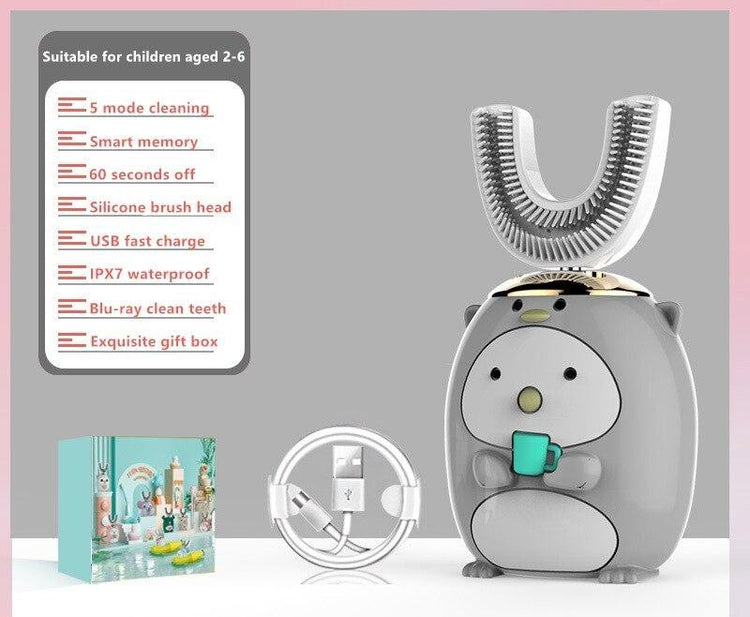 Smart U 360 Degrees Kids Sonic Electric Toothbrush - foxberryparkproducts