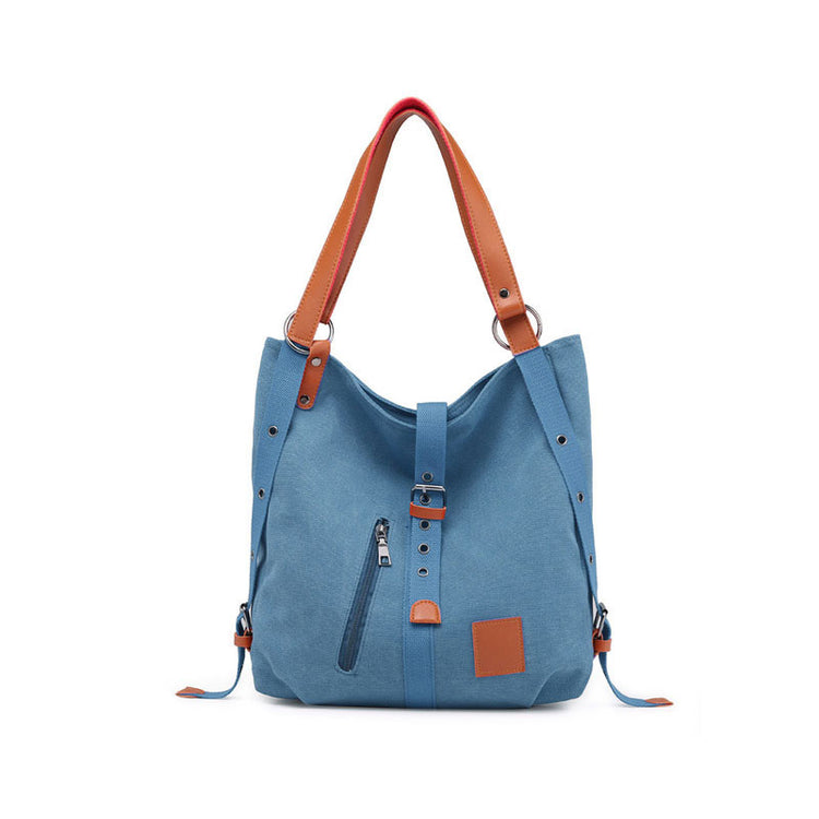 Canvas Women Shoulder Bags High Quality Multifunction  Back Pack For Students - foxberryparkproducts