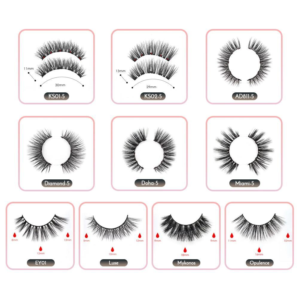 Double Layer Magnetic False Eyelashes & Magnetic Eyeliner - foxberryparkproducts