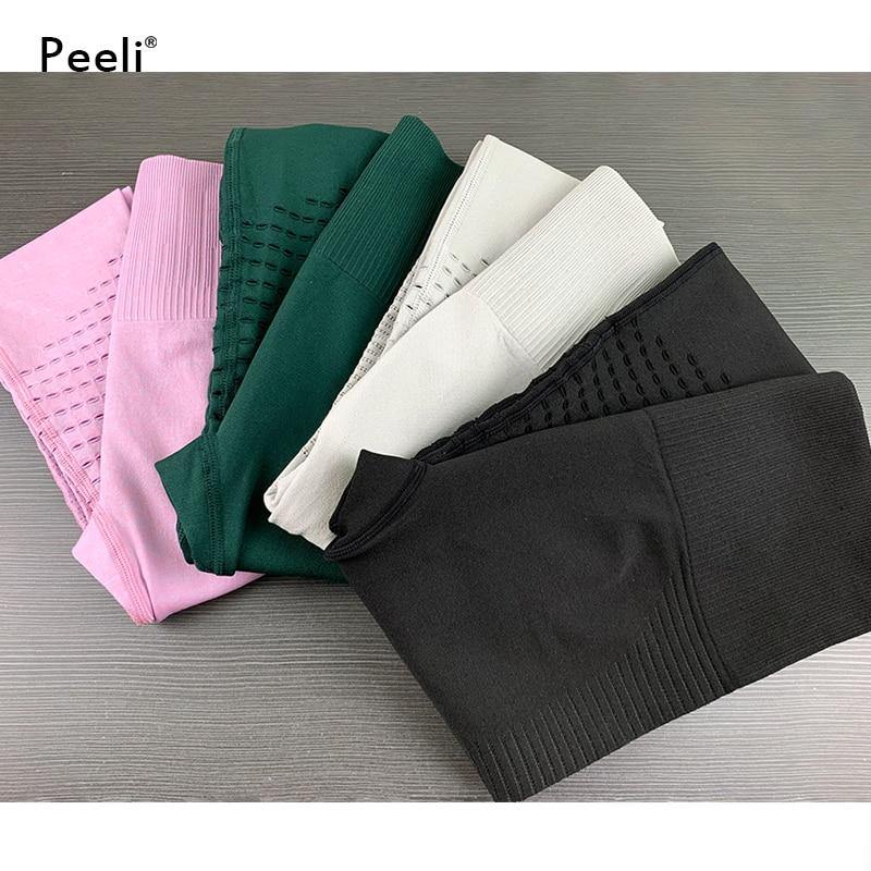 Peeli High Waist Seamless Leggings Yoga Pants - foxberryparkproducts