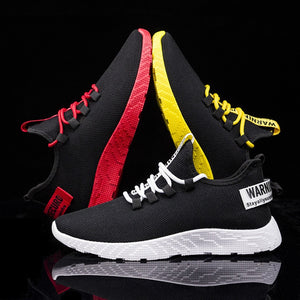 Men Sneakers  New Breathable Lace Up Men Mesh Shoes Fashion Casual No-slip - foxberryparkproducts