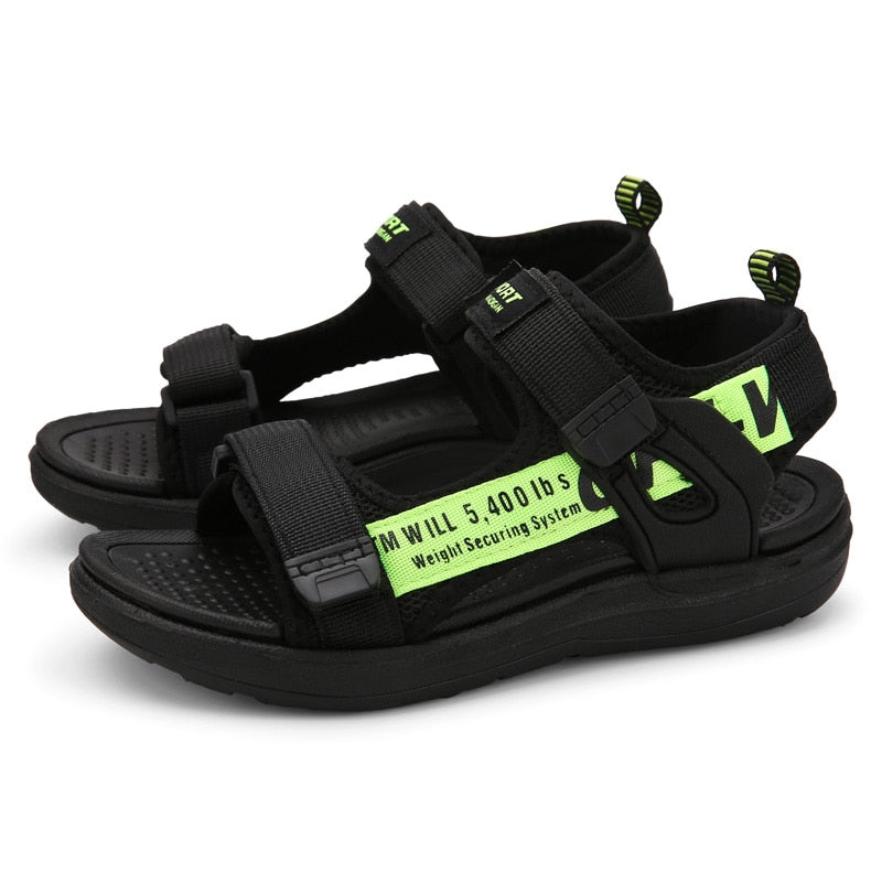 2022 Summer Children Shoes Brand Velcro Toddler Boys Sandals Girls Comfortable Sport Mesh Baby Beach Soft Sandals Shoes - foxberryparkproducts