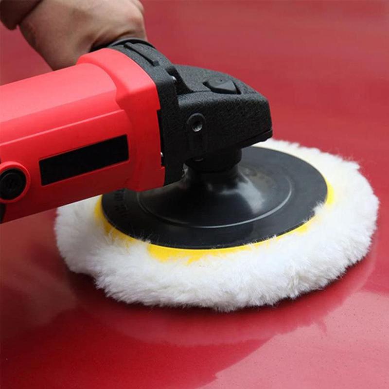Universal Car Polish Pad 3/4inch For M10/M14 Soft Wool Machine Waxing Polisher