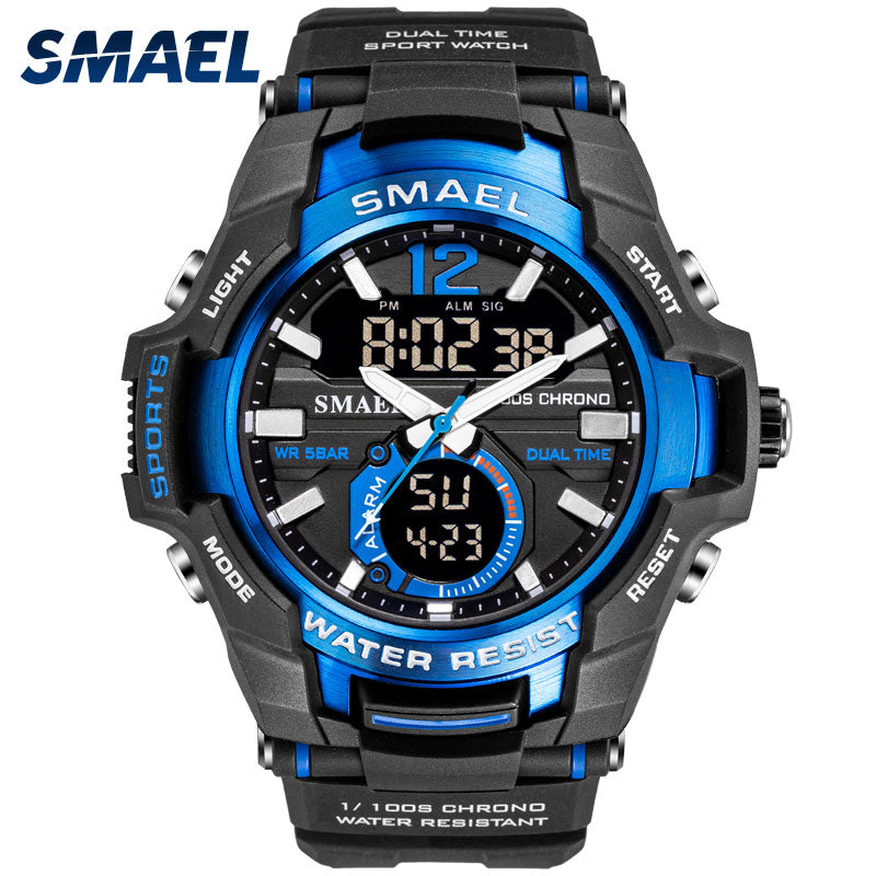 Men Watches SMAEL Sport Watch Waterproof 50M Wristwatch - foxberryparkproducts