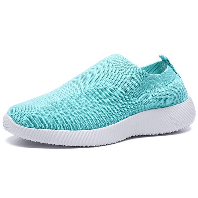 Rimocy Plus Size 43 Breathable Mesh Platform Sneakers - foxberryparkproducts