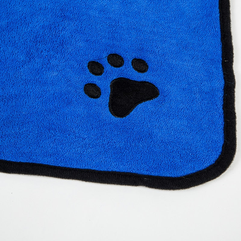 Pet Bath Towel Dog Bathrobe XS-XL For Small Medium Large Dogs Super Absorbent - foxberryparkproducts