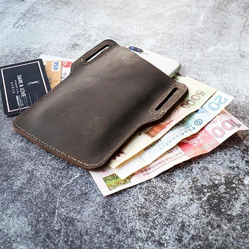 Belt Clip Holster Case for 6.0 inch Mobile Phone Bag Waist Pack PU Leather Covers Shell Accessories Mini Bags - foxberryparkproducts