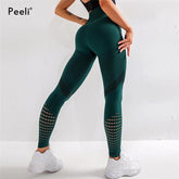 Peeli High Waist Seamless Leggings Yoga Pants - foxberryparkproducts