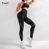 Peeli High Waist Seamless Leggings Yoga Pants - foxberryparkproducts