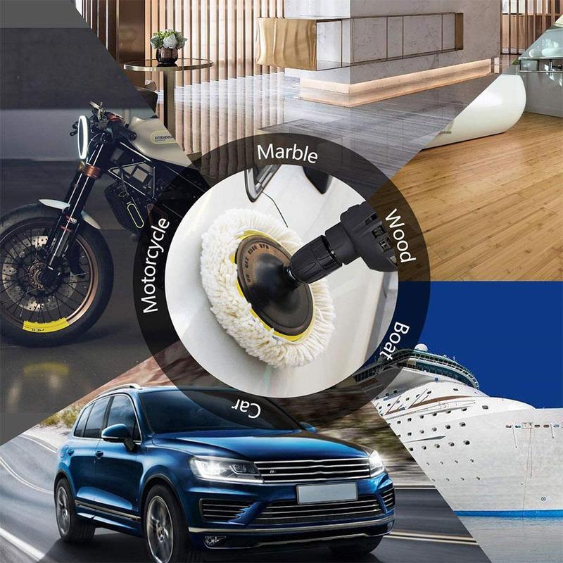 Universal Car Polish Pad 3/4inch For M10/M14 Soft Wool Machine Waxing Polisher