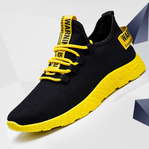 Men Sneakers  New Breathable Lace Up Men Mesh Shoes Fashion Casual No-slip - foxberryparkproducts