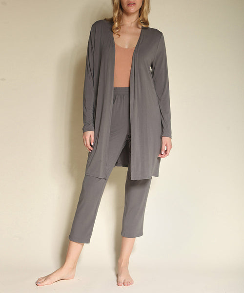BAMBOO LONG CARDIGAN - foxberryparkproducts