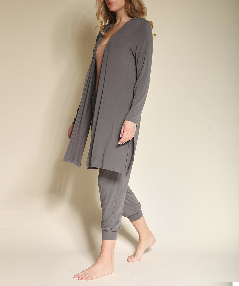 BAMBOO LONG CARDIGAN - foxberryparkproducts