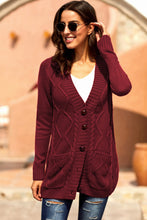 Load image into Gallery viewer, Buttons Closure Cardigan - foxberryparkproducts
