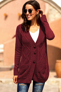 Buttons Closure Cardigan - foxberryparkproducts