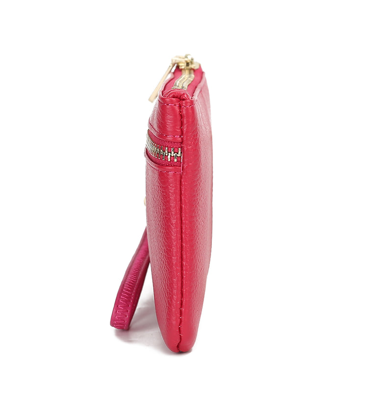 Shari Genuine Leather Women’s Fashion Wristlet - foxberryparkproducts