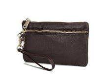Load image into Gallery viewer, Shari Genuine Leather Women’s Fashion Wristlet - foxberryparkproducts
