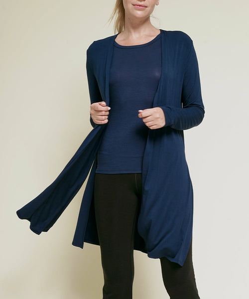 BAMBOO LONG CARDIGAN - foxberryparkproducts