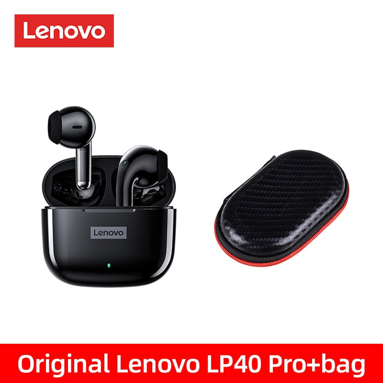 Original Lenovo LP40 Pro TWS Earphones Wireless Bluetooth 5.1 Sport Noise Reduction Headphones Touch Control 250mAH 2022 New - foxberryparkproducts