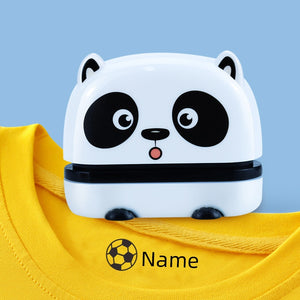 owl panda custom-made Name Stamp for children's Clothes